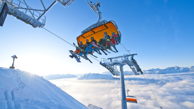 Sonnenskilauf in Jerzens 1 hochzeiger-skilift